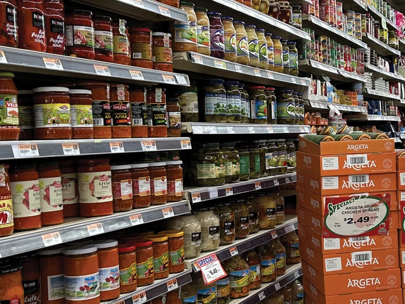 some grocery products available at Devon Market