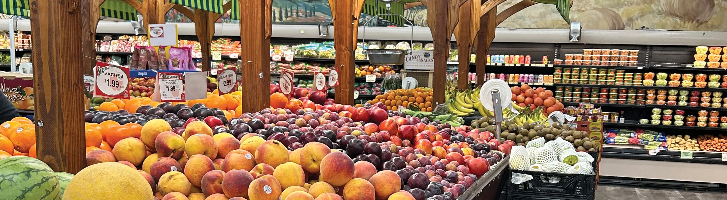 produce department at Devon Market